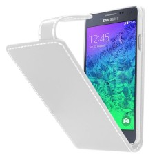 New Fashion Wallet Flip Leather Case Cover For Samsung Galaxy Alpha SM-G850-White