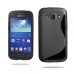 Gel S Line TPU Silicone Back Case Cover Skin for Samsung Galaxy Ace 3 S7272/S7270 - Black