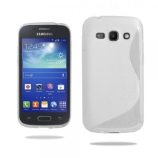 S Line Wave Gel Case Cover For Samsung Galaxy Ace 3 S7270 S7272 S7275 - White