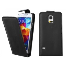 Magnetic Flip Leather Flip Back Case for Samsung Galaxy S5 G900F - Black