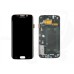 Genuine Samsung S6 Edge SM-G925 Lcd and Touchpad with Frame Assembly in Black - Samsung Part number : GH97-17162A