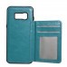 VINTAGE SERIES - Galaxy S8 Leather Case With Card Slot Blue