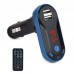 1PC Car Bluetooth Wireless FM Transmitter