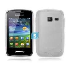 S-Line Case Compatile For Samsung Wave Y - Clear