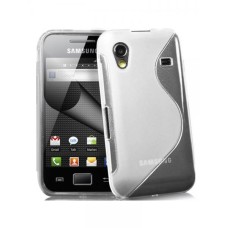 S Line TPU Silicone Back Case Cover Skin for Samsung Galaxy Ace S5830 - Clear