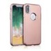 Iphone X Electroplated Button Case