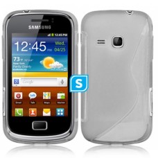 S-Line Case Compatile For Samsung Galaxy mini 2 - Clear