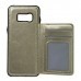 VINTAGE SERIES - Galaxy S8 Leather Case With Card Slot Gold