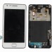 Samsung GT-i9100 Galaxy S2 original lcd in White with frame complete