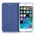 Xondo leather feel flip Wallet Case Cover For iPhone 7 in Dark Blue