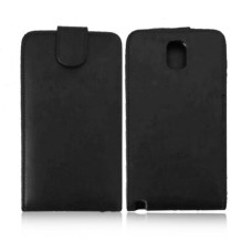 Leather feel Flip Pouch Compatible For Samsung Galaxy Note 3 - Black