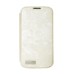 Msn New Fashion Samsung Galaxy S4 Leather Case in White