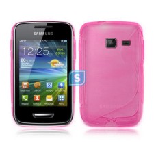 S-Line Case Compatile For Samsung Wave Y - Pink