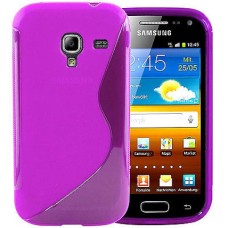 S-Line Wave Gel TPU Silicone Case Cover Skin for Samsung Galaxy Ace 2 S8160 - Pink