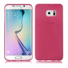 S-Line Soft Silicon Gel Case For Samsung Galaxy S6 Edge Plus in Pink