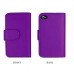 Luxury Magnetic Flip Stand Book Wallet PU Leather Case Cover For Apple iPhone 6 plus/6S plus in Purple