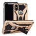 Hybrid Heavy Duty Defender Shockproof Case Cover with Kickstand For iphone X