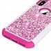 Luxury Bling Glitter Hybrid Soft Silicone Hard PC Case Cover For Iphone X 8 8plus