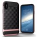 3D 2in1 Armor PC Frame Soft TPU Back Cover Case for Iphone x