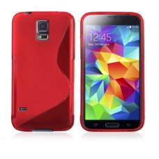 S-Line Case Compatible For Samsung Galaxy S5 - Red