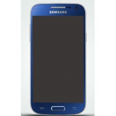 Samsung Galaxy S4 Mini i9195 Original Complete Lcd in Blue with digitizer and frame