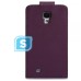 Flip Pouch Compatible For Samsung Galaxy S4 i9505 - Purple