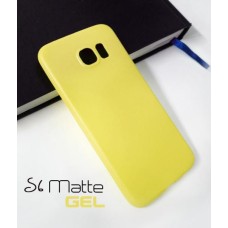 GENUINE GEL TPU SILICONE CASE FOR SAMSUNG GALAXY S6/S6 EDGE IN DARK YELLOW COLOR